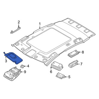 Nissan OE - Left Sun Visor