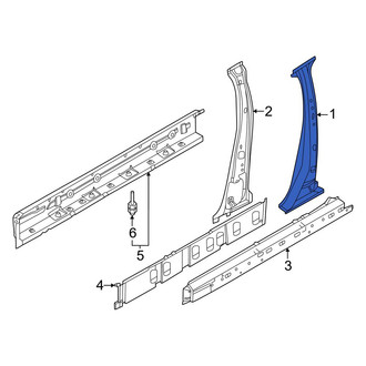 Nissan OE - Right Body B-Pillar Reinforcement