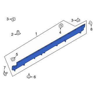 Nissan OE - Left Rocker Panel Guard