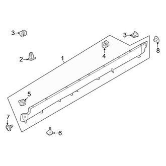 Nissan OE - Pillars, Rocker & Floor - Exterior Trim
