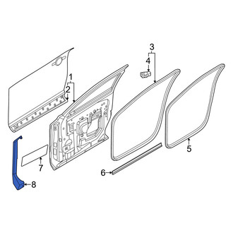 Nissan OE - Front Left Door Shell Seal