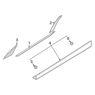 Nissan OE - Front Door - Exterior Trim