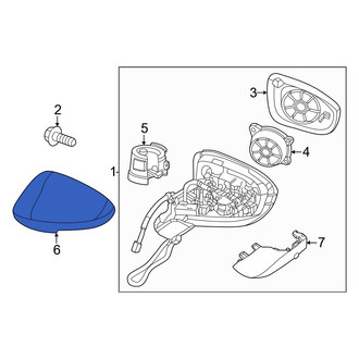 Nissan OE - Front Right Upper Door Mirror Cover