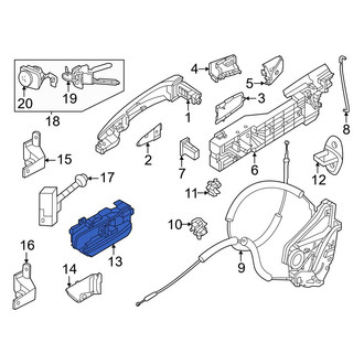 Nissan OE - Front Left Inner Interior Door Handle