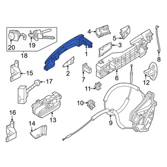 Nissan OE - Front Outer Exterior Door Handle