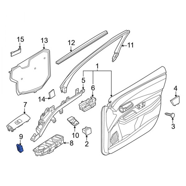 Door Window Lock-Out Switch