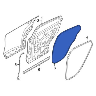 Nissan OE - Rear Left Outer Door Seal