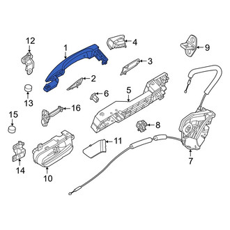 Nissan OE - Front Outer Exterior Door Handle