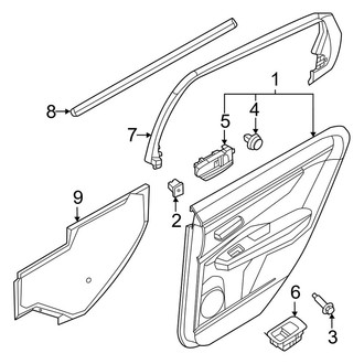 Nissan OE - Rear Door - Interior Trim