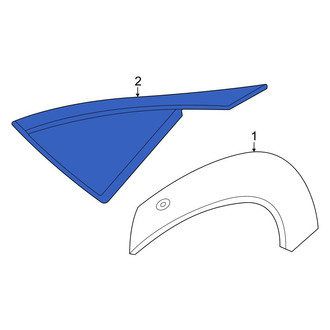Nissan OE - Left Body C-Pillar Molding
