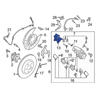 Nissan OE - Front Right Disc Brake Caliper Bracket