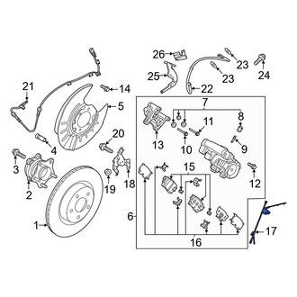 Nissan OE - Rear Right ABS Wheel Speed Sensor