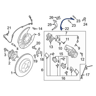 Nissan OE - Rear Left Brake Hydraulic Hose