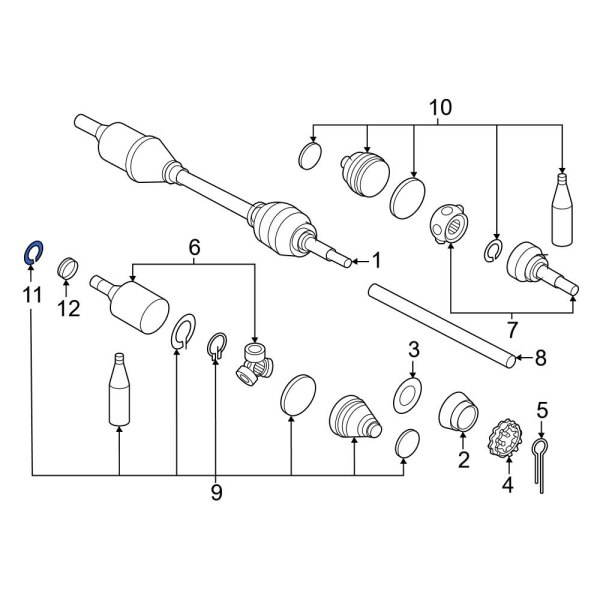 CV Joint C-Clip