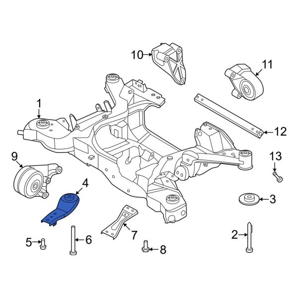 Suspension Subframe Reinforcement Bracket