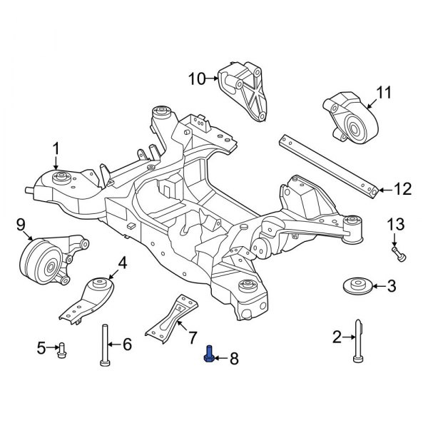 Suspension Crossmember Bolt