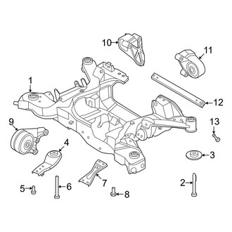 Nissan OE - Rear Suspension - Suspension Mounting (AWD)