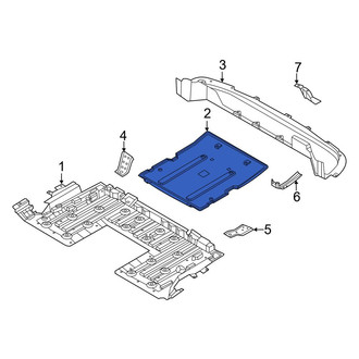 Nissan OE - Center Floor Pan Splash Shield