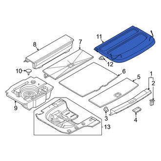 Nissan OE - Rear Cargo Cover