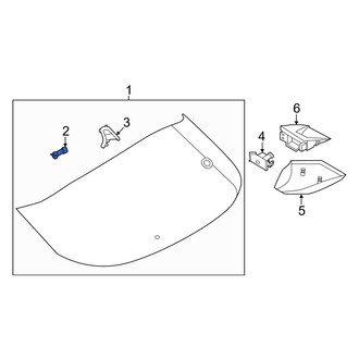Nissan OE - Back Glass Spacer