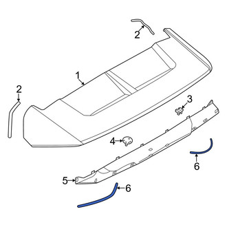 Nissan OE - Spoiler Spacer