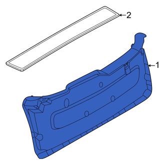 Nissan OE - Rear Lower Liftgate Trim