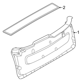 Nissan OE - Lift Gate - Interior Trim