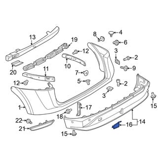 Nissan OE - Rear Bumper Cover
