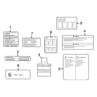 Nissan OE - Information Labels - Labels