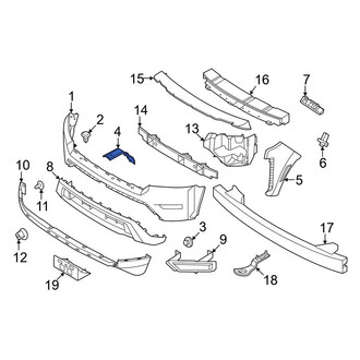 Nissan OE - Inner Bumper Cover Brace