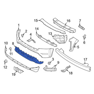 Nissan OE - Front Lower Bumper Cover