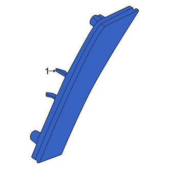 Nissan OE - Front Left Reflector Panel