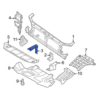 Nissan OE - Front Radiator Shutter Bracket