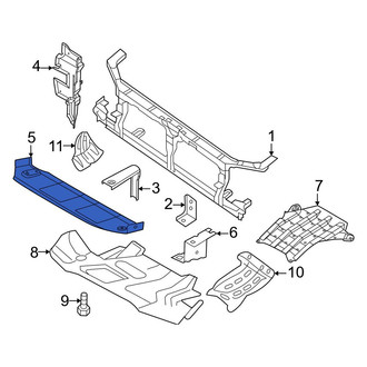 Nissan OE - Front Forward Radiator Support Splash Shield