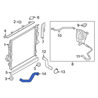 Nissan OE - Lower Radiator Coolant Hose