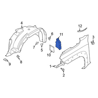 Nissan OE - Left Lower Body A-Pillar Baffle Plate