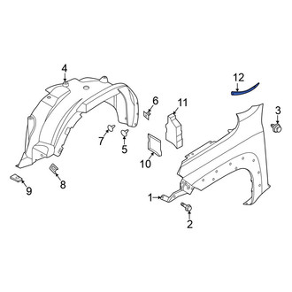 Nissan OE - Front Right Fender Filler Panel