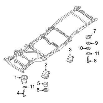 Nissan OE - Frame - Body Mounting