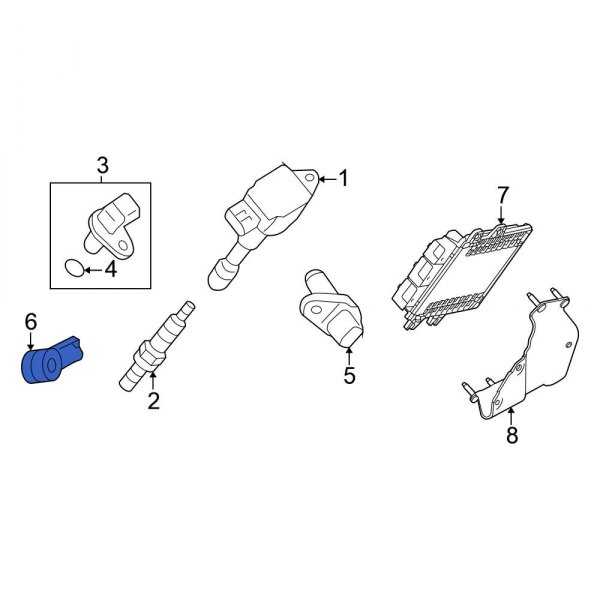 Ignition Knock (Detonation) Sensor