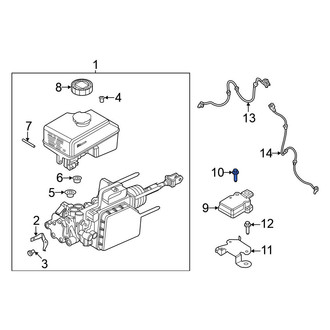 Nissan OE - Suspension Yaw Sensor Bolt