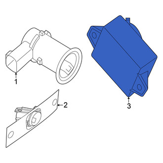 Nissan OE - Rear Left Blind Spot Detection System Warning Sensor