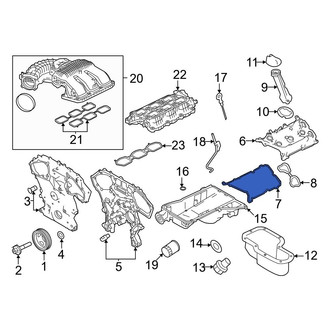 Nissan OE - Left Engine Valve Cover Gasket