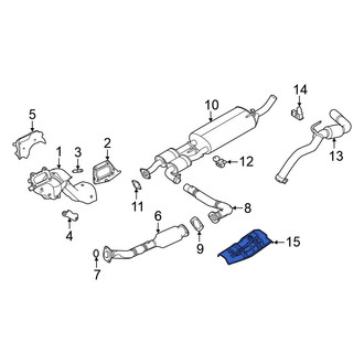 Nissan OE - Left Floor Pan Heat Shield