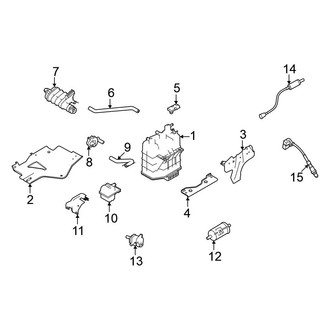 Nissan OE - Emission System - Emission Components