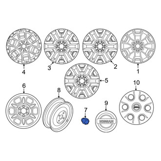 Nissan OE - Wheel Lug Nut