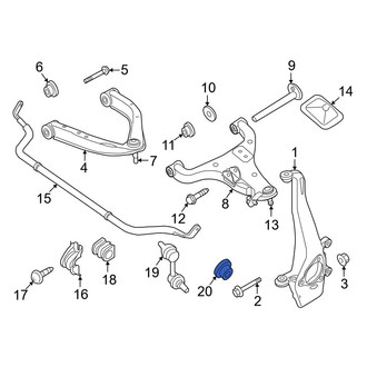 Nissan OE - Front Suspension Stabilizer Bar Link Nut