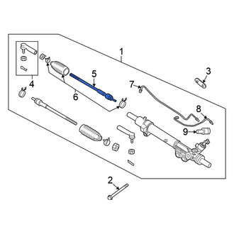 Nissan OE - Front Inner Steering Tie Rod End