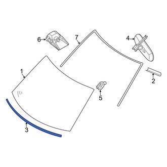 Nissan OE - Windshield Seal