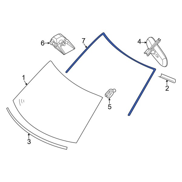 Windshield Molding