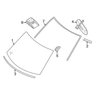 Nissan OE - Windshield - Glass